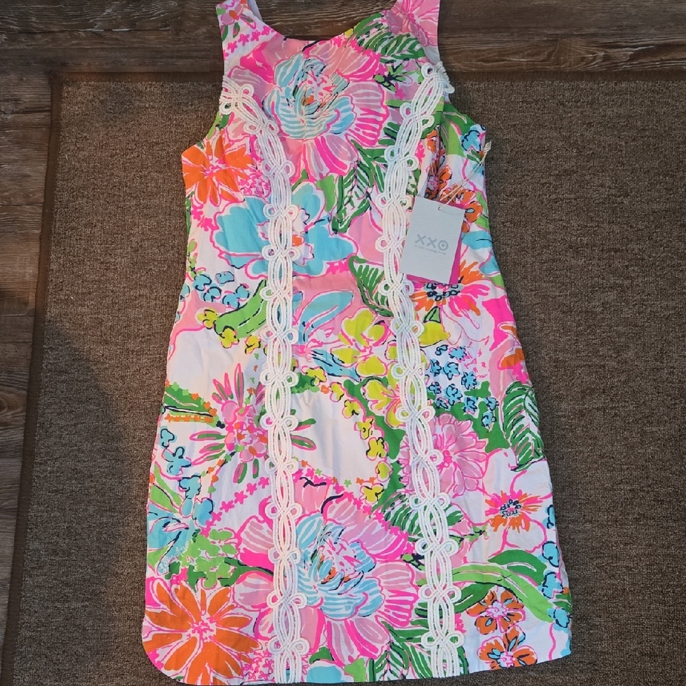 Lilly Pulitzer for Target Floral Dress - Pink, Green, Blue